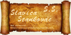 Slavica Stankovac vizit kartica